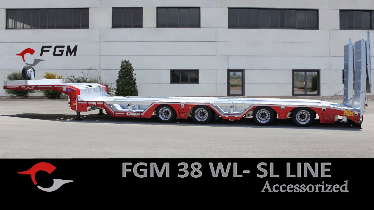 Agricultural/ Earth-moving machines transport low-loader FGM 38 WL