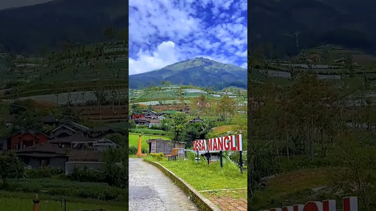 KEINDAHAN DESA MANGLI KALIANGKRIK MAGELANG JAWA TENGAH
