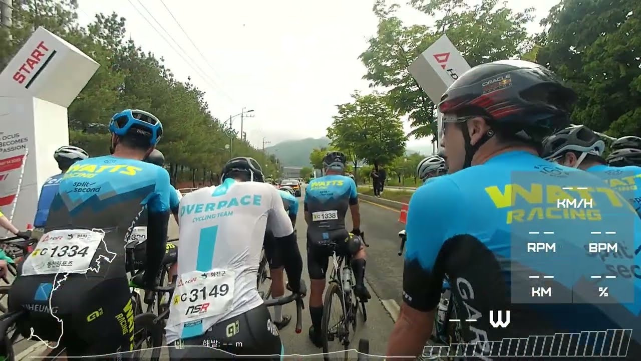 230514 화천 DMZ, 포디엄 라이더들과의 레이스 영상.