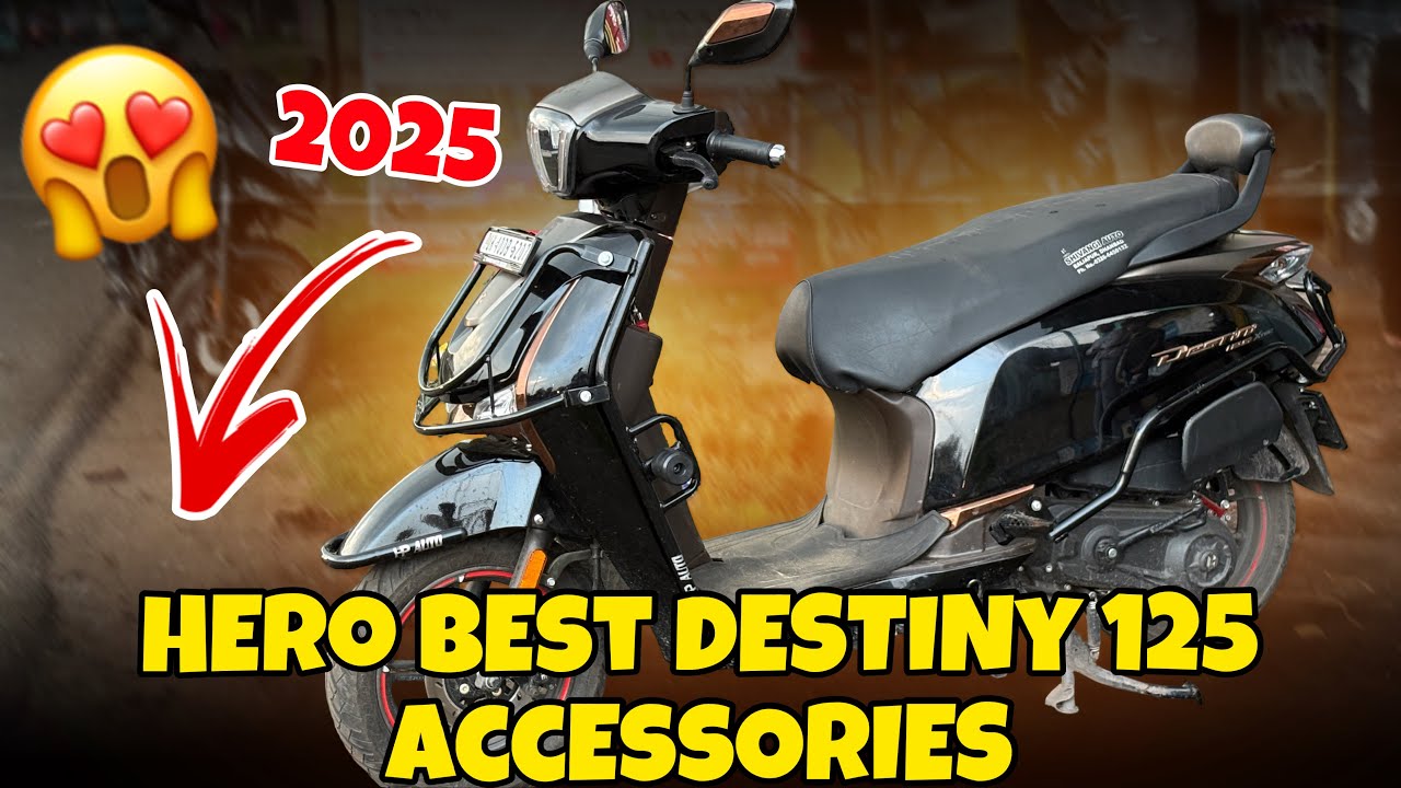 Hero Destini 125 Accessories 2025 | destini 125 Accessories