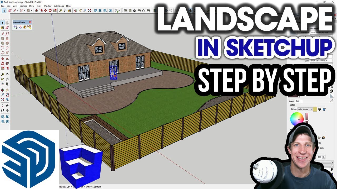 Как смоделировать ландшафт в SketchUp — пошаговое руководство