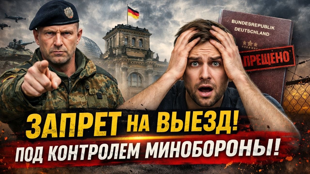 Германия запретила ВЫЕЗД МУЖЧИНАМ? Запасной план!