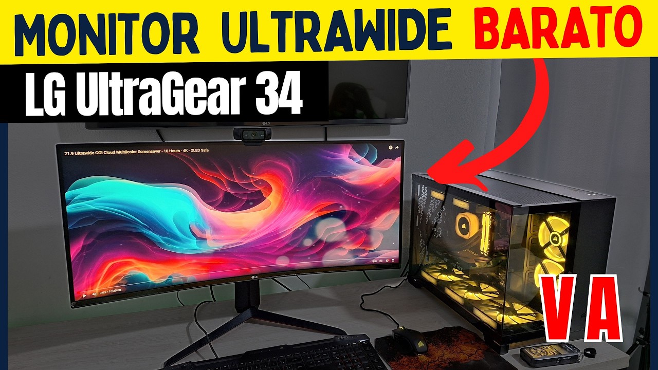 Monitor UltraWide LG UltraGear 34 Polegadas É Perfeito? Review COMPLETO (160Hz, 1ms, WQHD!) 🤯