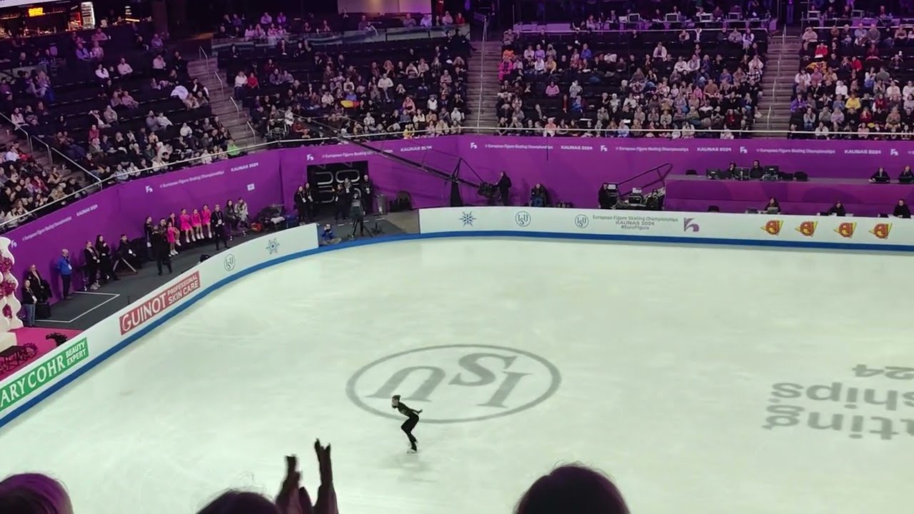 Loena Hendrickx Belgium Free Skating Live European Figure Skating Championships Kaunas 2024