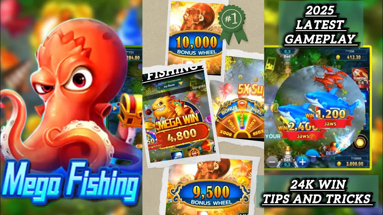 Jili Mega Fishing tips and tricks / 24k mega win / 2025 latest trick #jili #megofishing #fishinggame