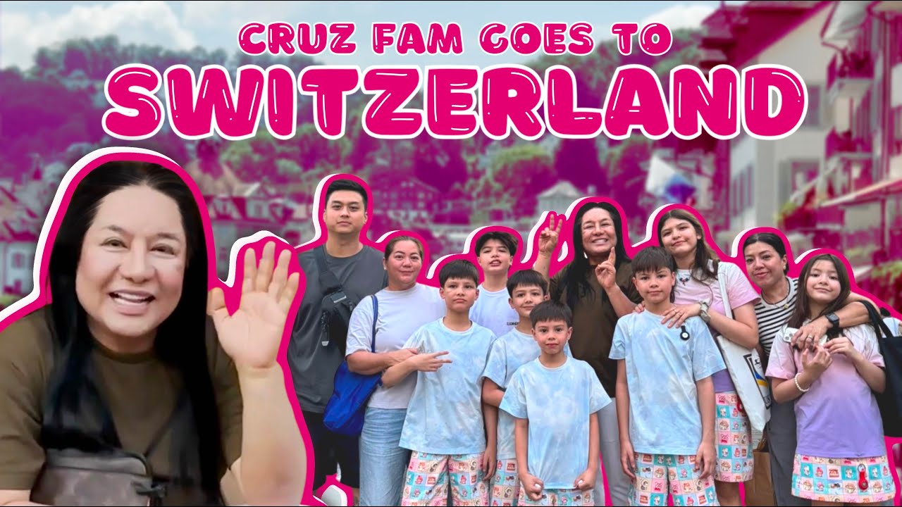 CRUZ FAM GOES TO SWITZERLAND (Europe Trip Pt. 1) 🇨🇭✈️  | Joel Cruz Official
