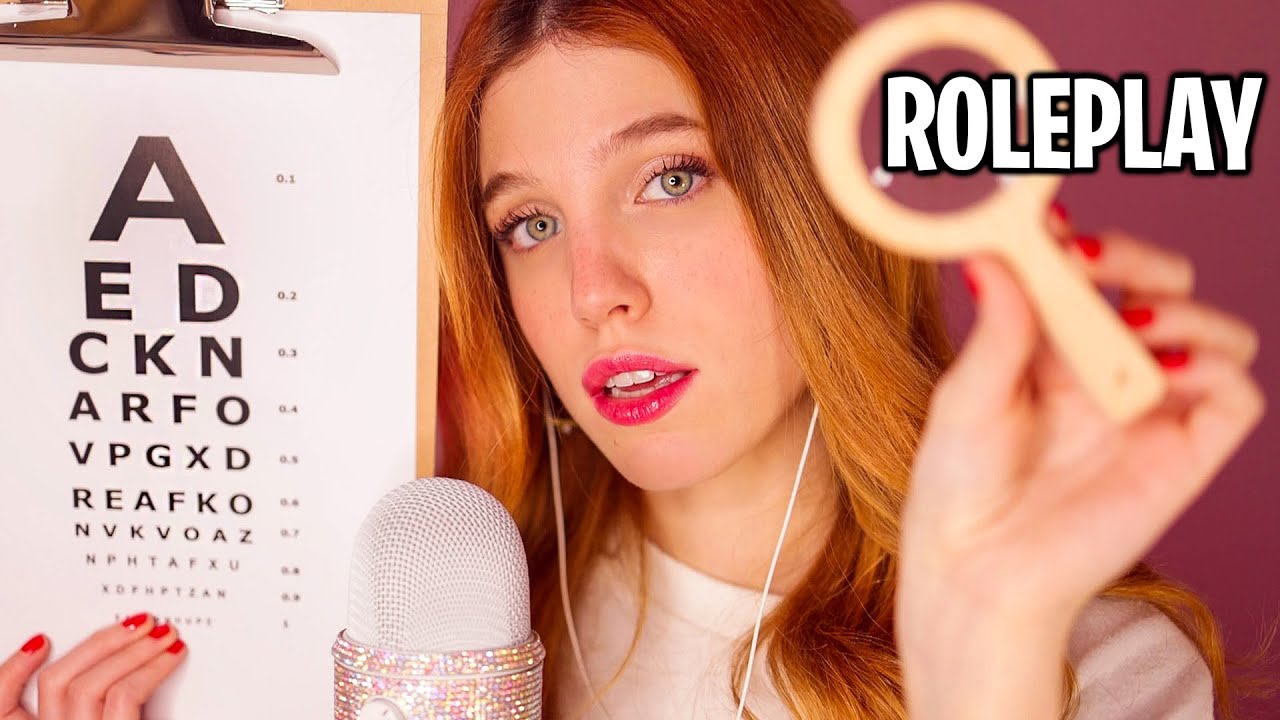 ASMR EXAMEN DE LA VISTA REAL (ROLEPLAY OCULISTA EN ESPAÑOL PARA DORMIR)