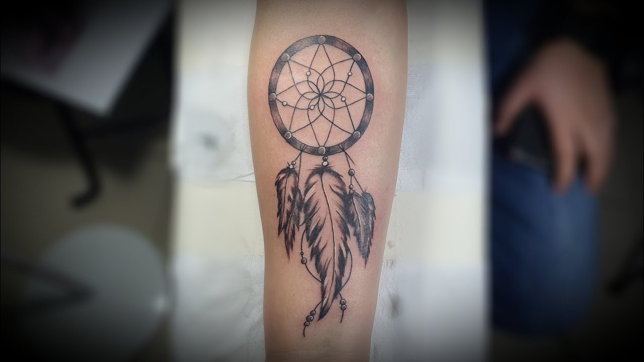 DREAM CATCHER TATTOO | TIME LAPSE | by: ANCIENT TATTOO