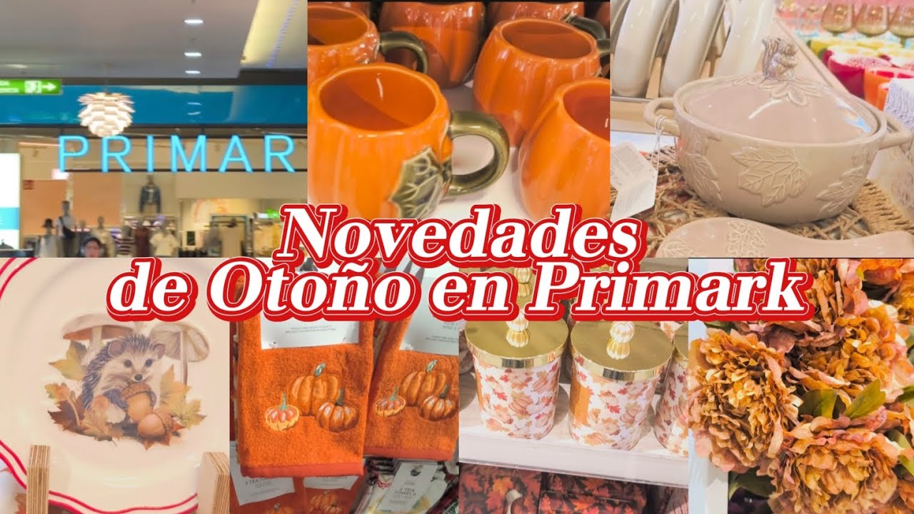 “Novedades de Otoño en Primark🍁| Decoración bonita y barata 🍂🕯️”