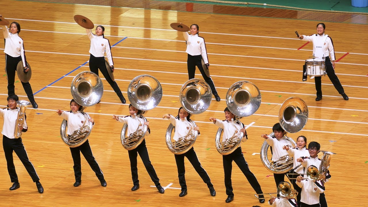 大阪桐蔭高校 体育祭 吹奏楽部 2017 マーチング　[ 4K ]　OSAKA TOIN Symphonic Band
