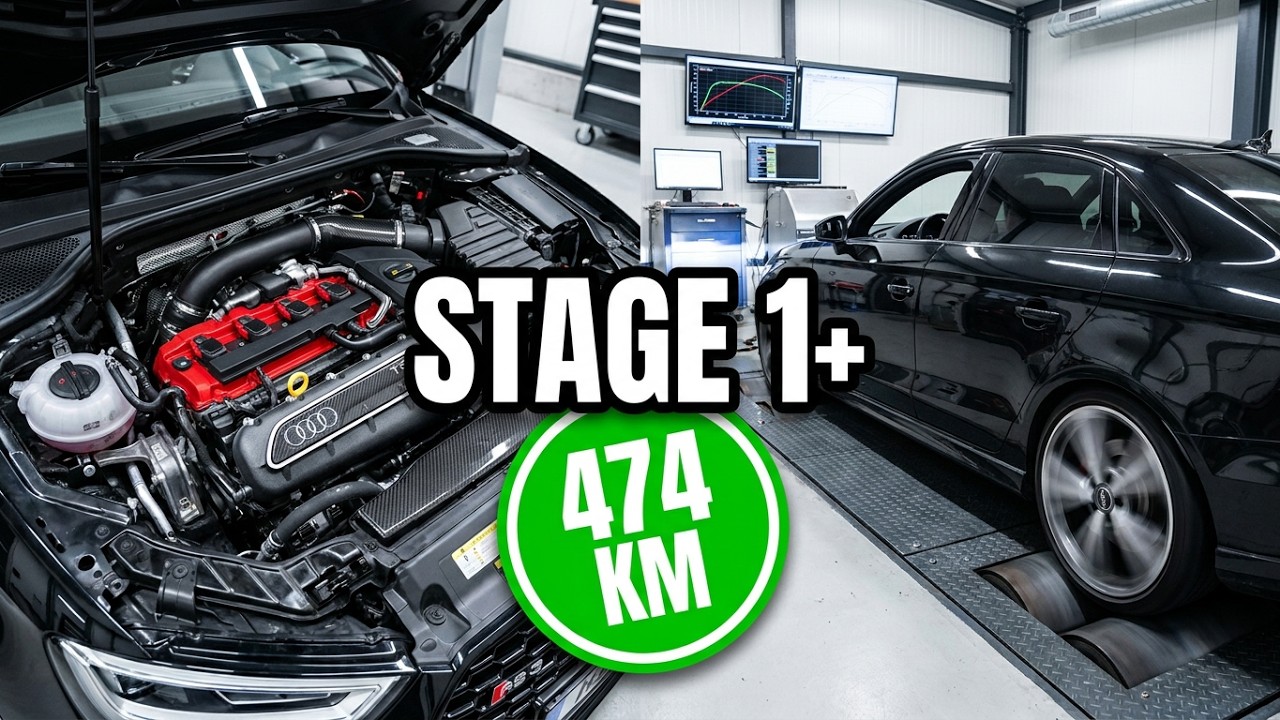 Audi RS3 8V 2.5 TFSI: Stage 1+ to dopiero początek? (WYNIK)