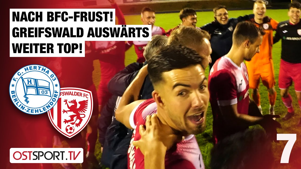 Nach BFC-Frust! Greifswald auswärts TOP: Hertha Zehlendorf - Greifswalder FC | Regionalliga Nordost