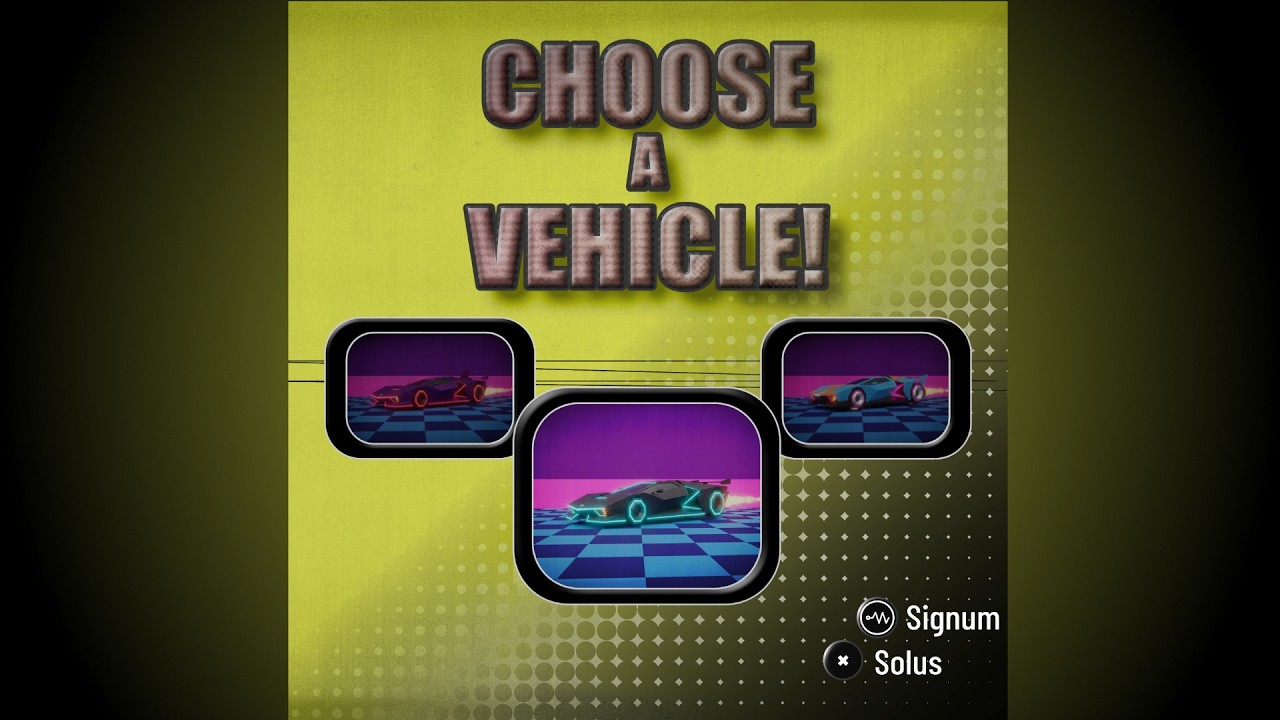 Choose A Vehicle!