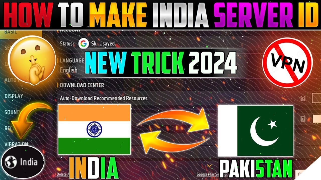 HOW TO CREATE INDIA SERVER ID WITHOUT VPN IN FREE FIRE | FREE FIRE INDIA SERVER KA ID KAISE BANAEN 🤫