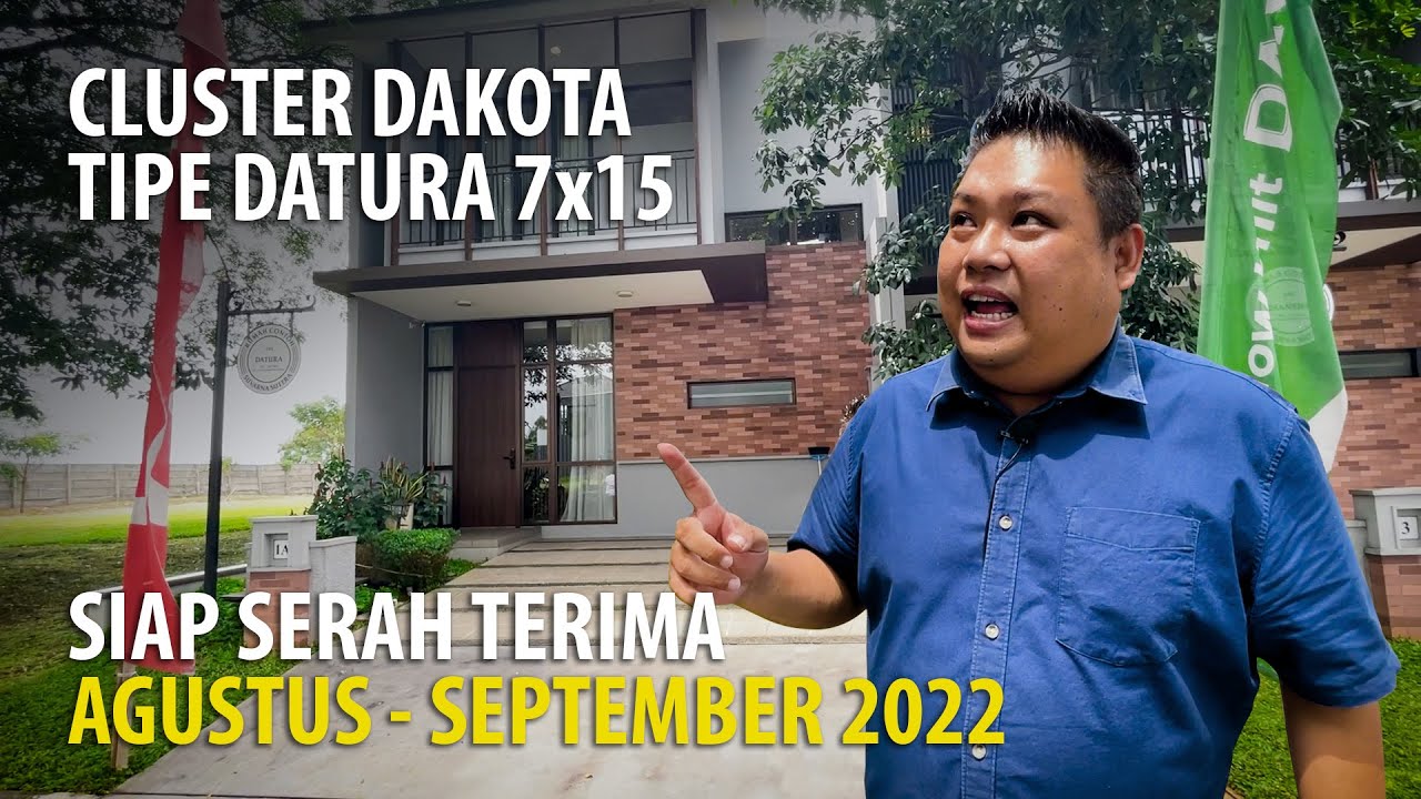 CLUSTER DAKOTA, TIPE DATURA (7x15M), RUMAH MEWAH DIBAWAH 2M SIAP SERAH TERIMA TAHUN INI