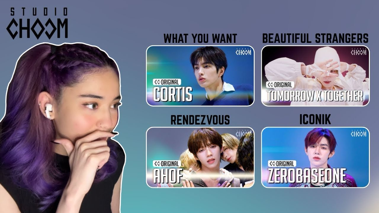 CORTIS (코르티스) + TXT (투모로우바이투게더) + AHOF (아홉) + ZEROBASEONE (제로베이스원) | STUDIO CHOOM REACTIONS
