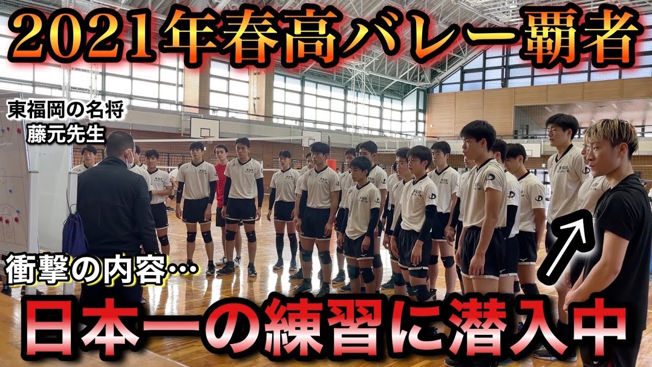 【見なきゃ損】福岡の超名門校・東福岡バレー部にBeeQuickが潜入！日本一の練習風景を全て公開します！【前編】