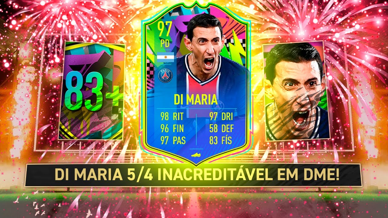 ANGEL DI MARIA 97 SUMMER STAR INACREDIT&Aacute;VEL EM DME! + GARANTIA 10 83+! - FIFA 21 Ultimate Team