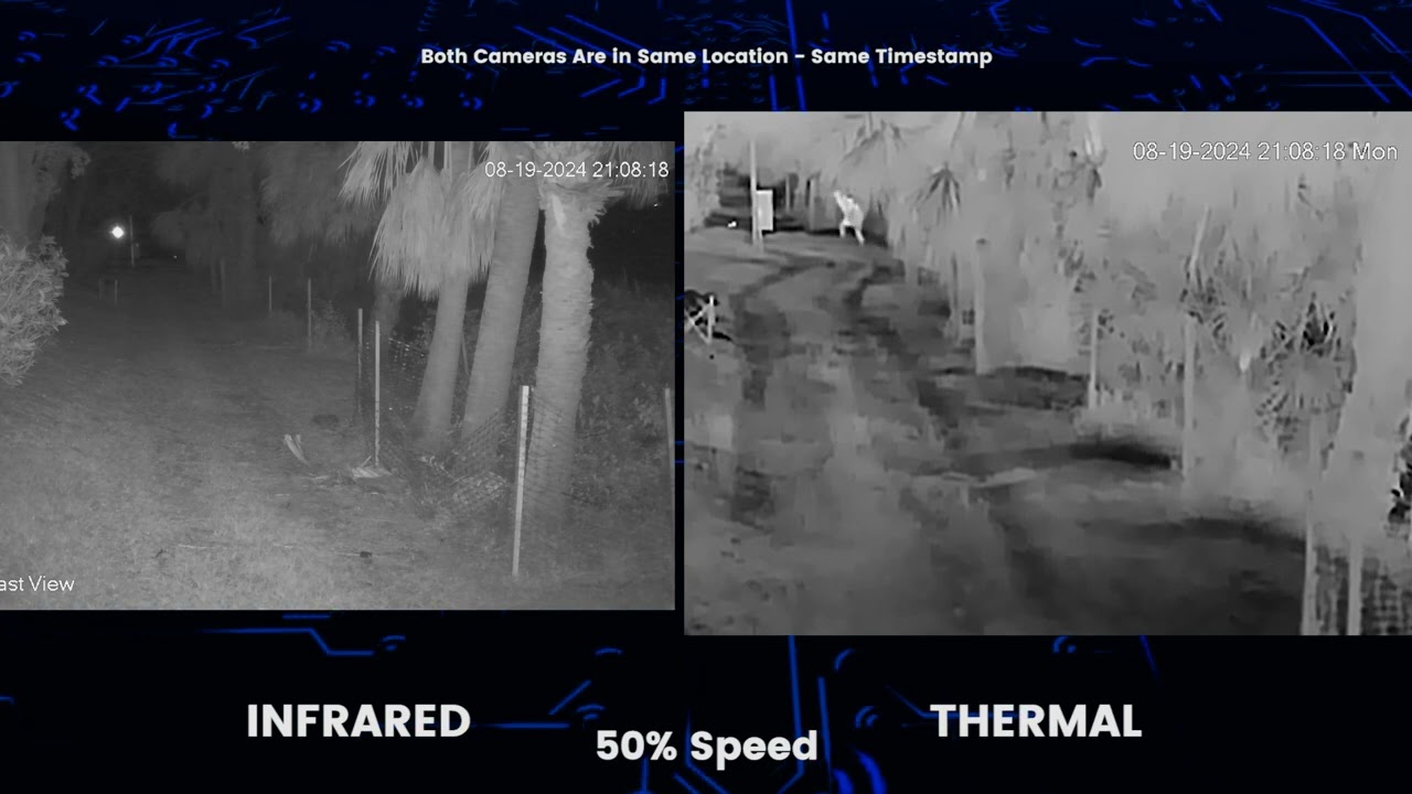 Thermal VS Infrared - Security Camera Comparison