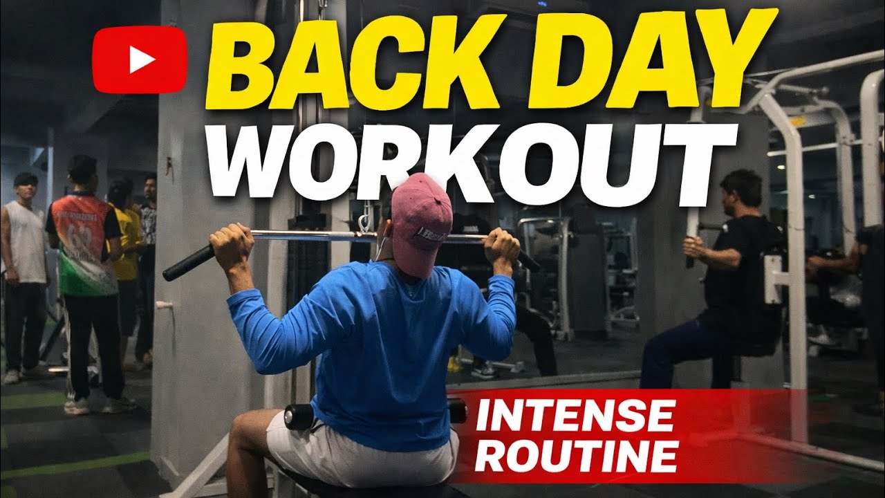 Back day workout 🏋️ 