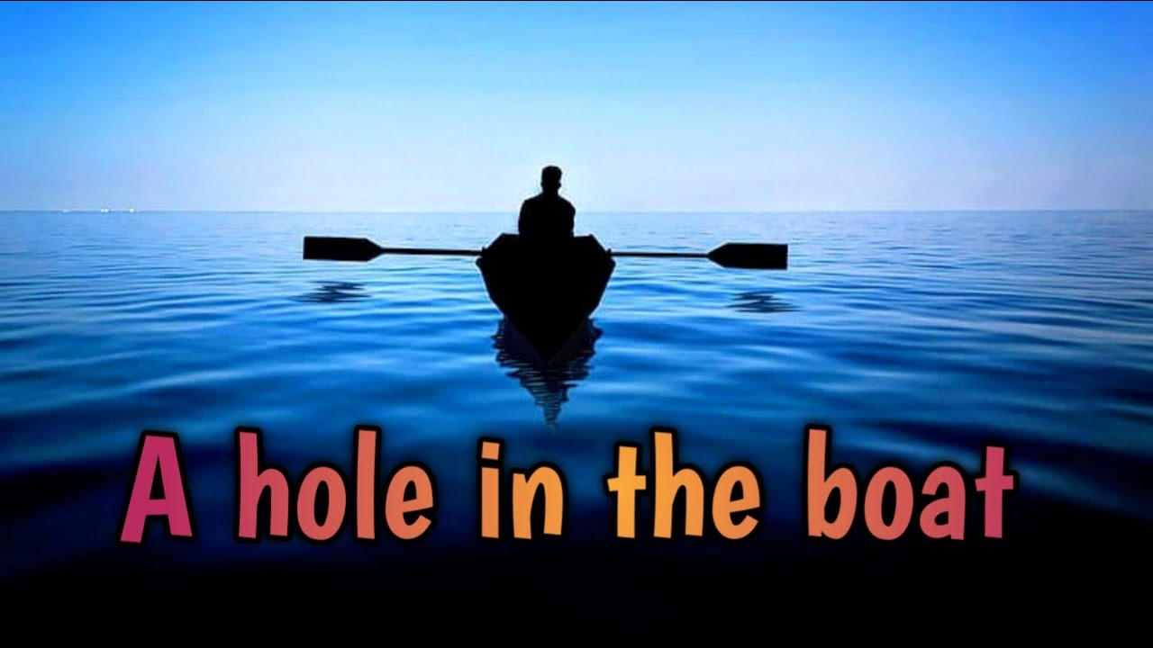 story of a painter and hole in a boat | lifechanging story| shortstory in English | short stories