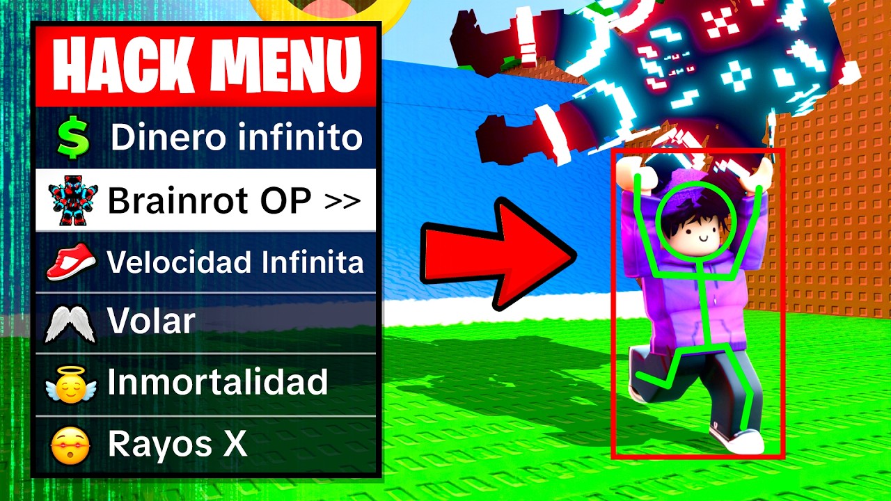 DESCARGUÉ HACKS para TROLEAR en Tsunami Brainrot