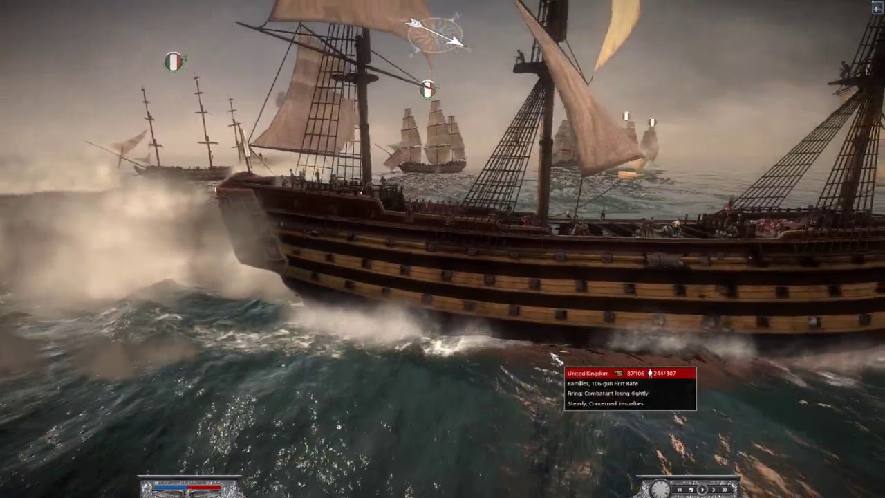NTW Naval battle. HMS Ramillies