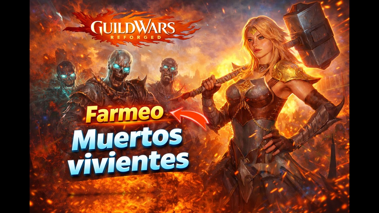 CÓMO FARMEAR Muertos Vivientes🔥GUILDWARS | Catacumbas | #guildwars  #guildwarsreforged