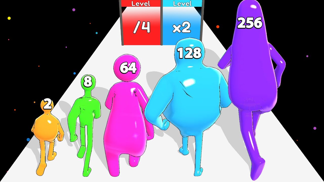 RED ROVER GIANT RUSH - Level Up 'Blob Runner 3D' Gameplay Max Level