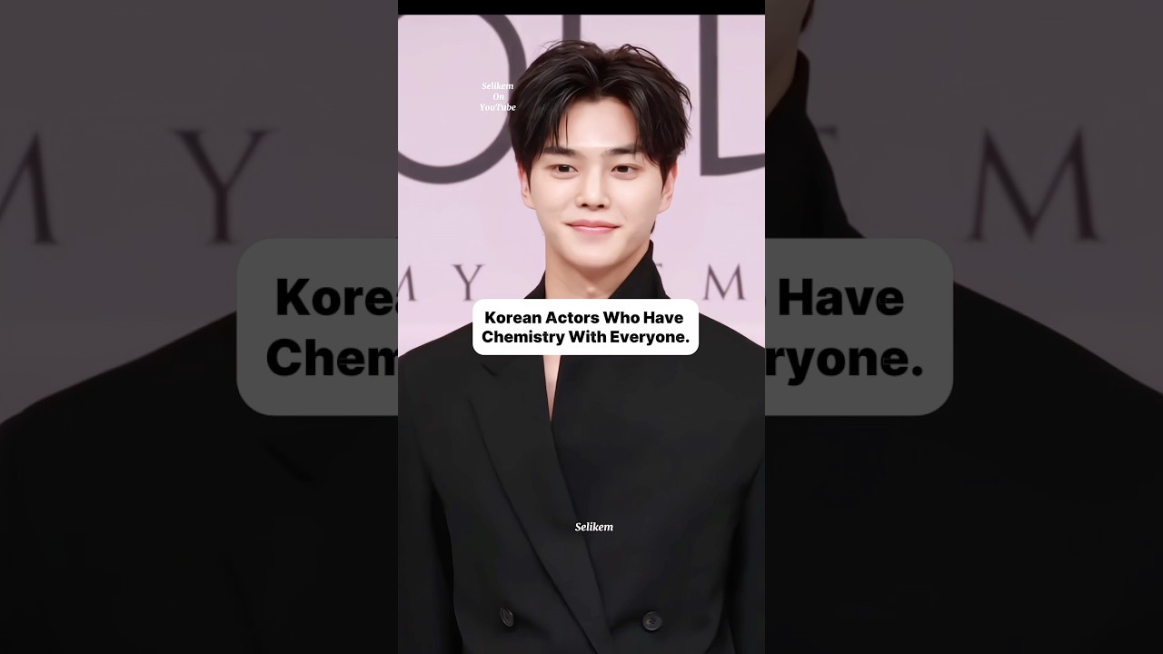 Korean Actors Known for Having Chemistry With Everyone 📸✨ #youtubeshorts