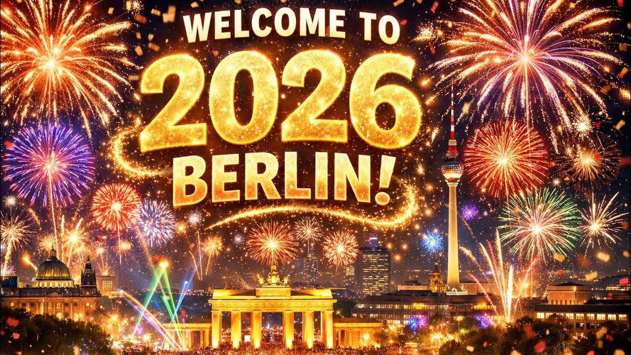 Berlin EXPLODES into 2026 🇩🇪🎆 | The Most INSANE Fireworks Show EVER!💥#fireworks #viral #europe 💥🔔🔔🔥💥
