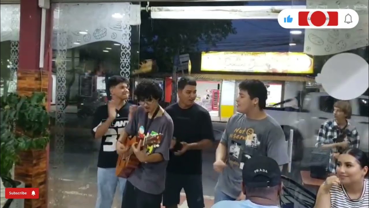 Mil horas (Cover) Cantando en la calle con amigos parte 1 Nueva serie 🔥💨