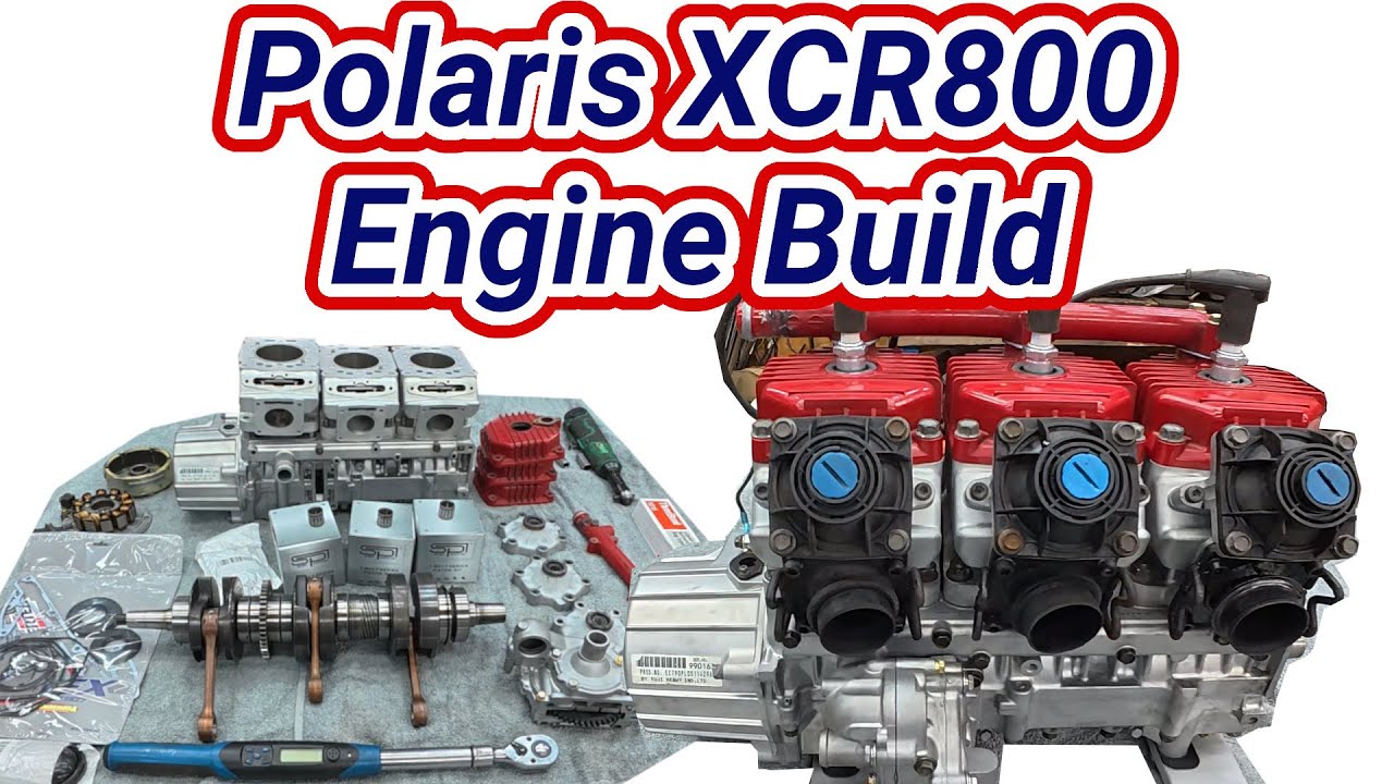 Polaris 1999 XCR800 Engine Build. Hot Donna is coming together!