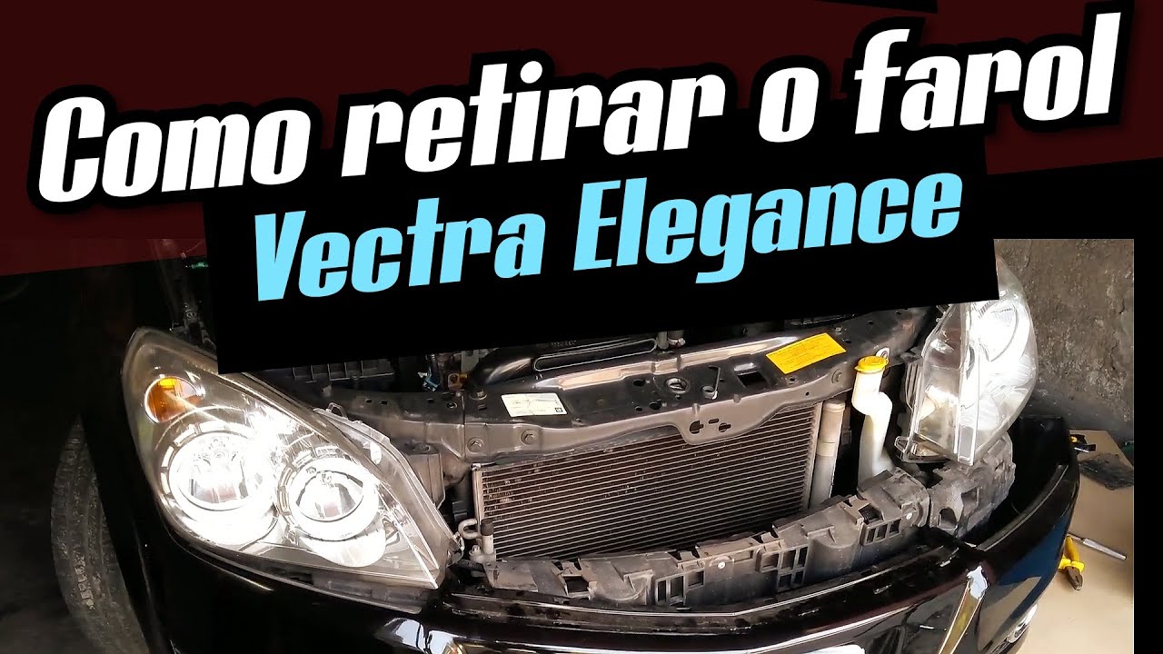 Como tirar o farol do VECTRA 2011 Elegance (passo a passo) + Dicas