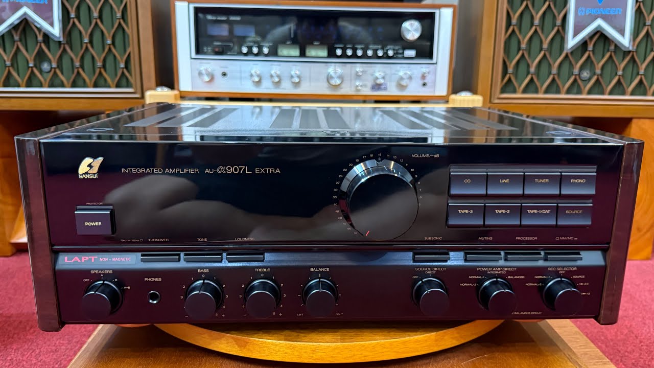 Amply Sansui AU  - @907L extra 👉 Seri  : 619043155 👉 Hoa Hậu Đẹp Như Mới Soi Gương ĐC ☎️📞 0376601990