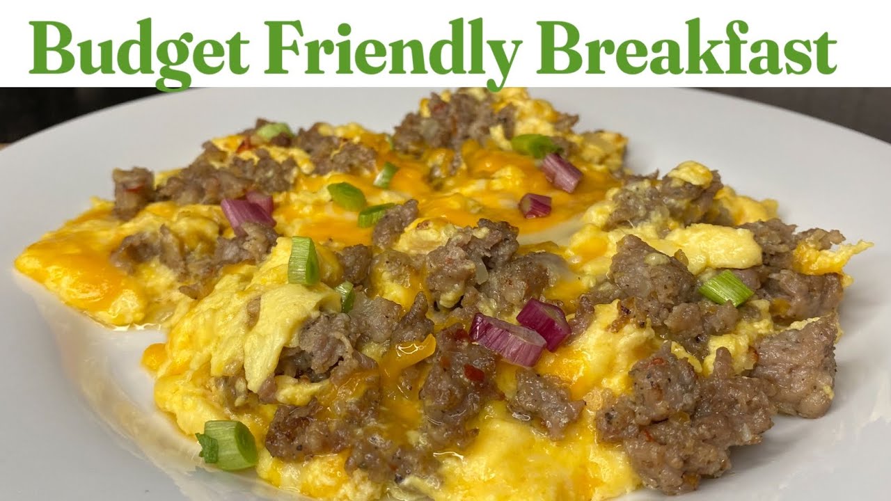 Budget Friendly | Sausage, Egg and Cheese Scramble | Breakfast Recipe