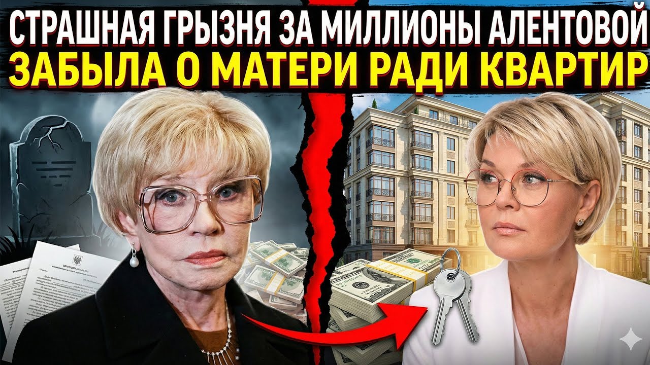 Битва за миллионы: Дочь Веры Алентовой не может сдержать ярости в борьбе за наследство