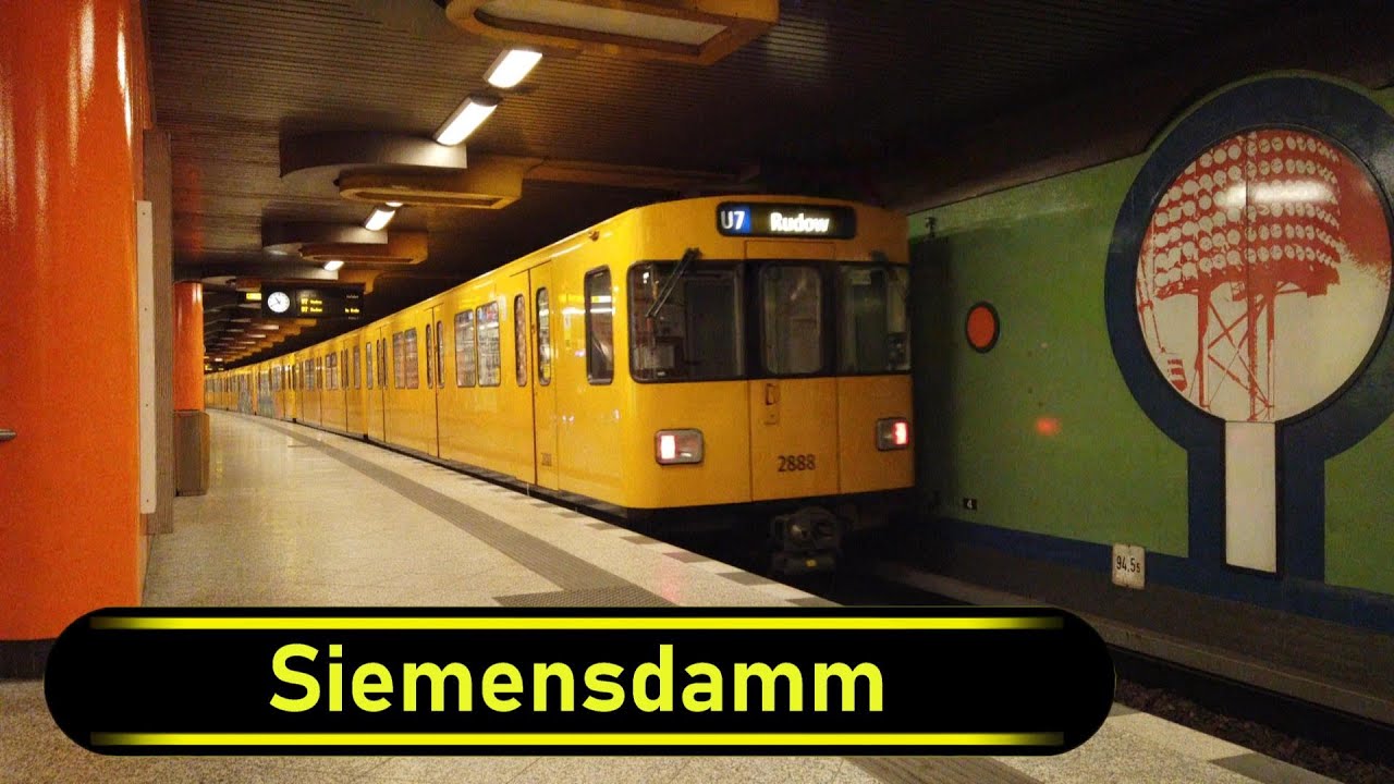 U-Bahn Station Siemensdamm - Berlin 🇩🇪 - Walkthrough 🚶