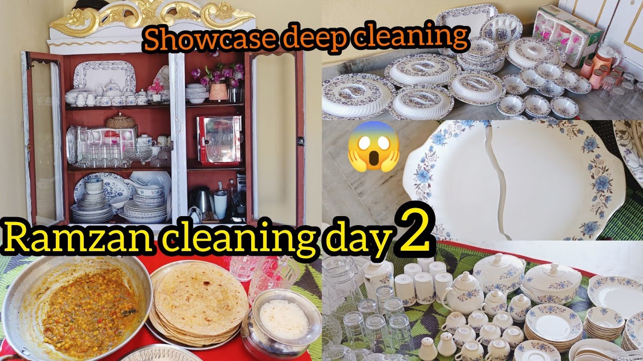 Ramzan cleaning day 2🤗| showcase deep cleaning & detailed information hyderabadi mom cleaningroutine