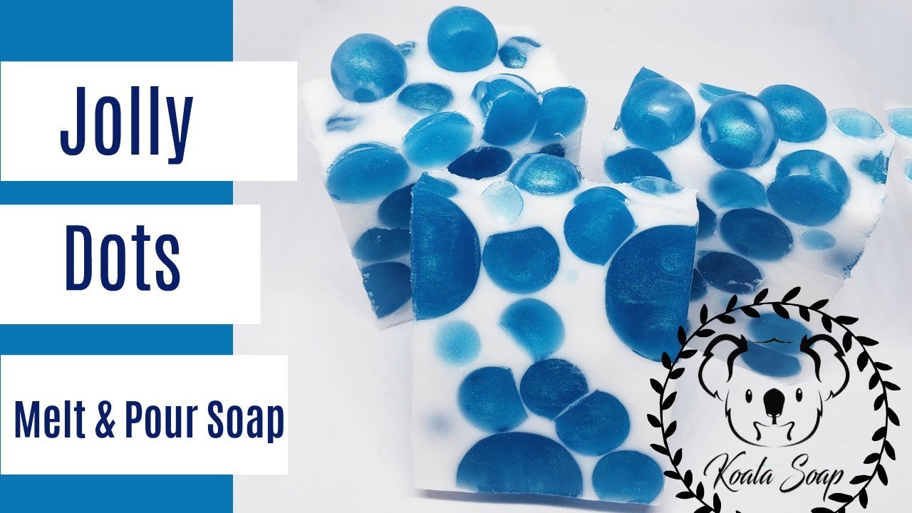 Melt and Pour Soap Making Holiday Jolly Dots Ball MP Soap