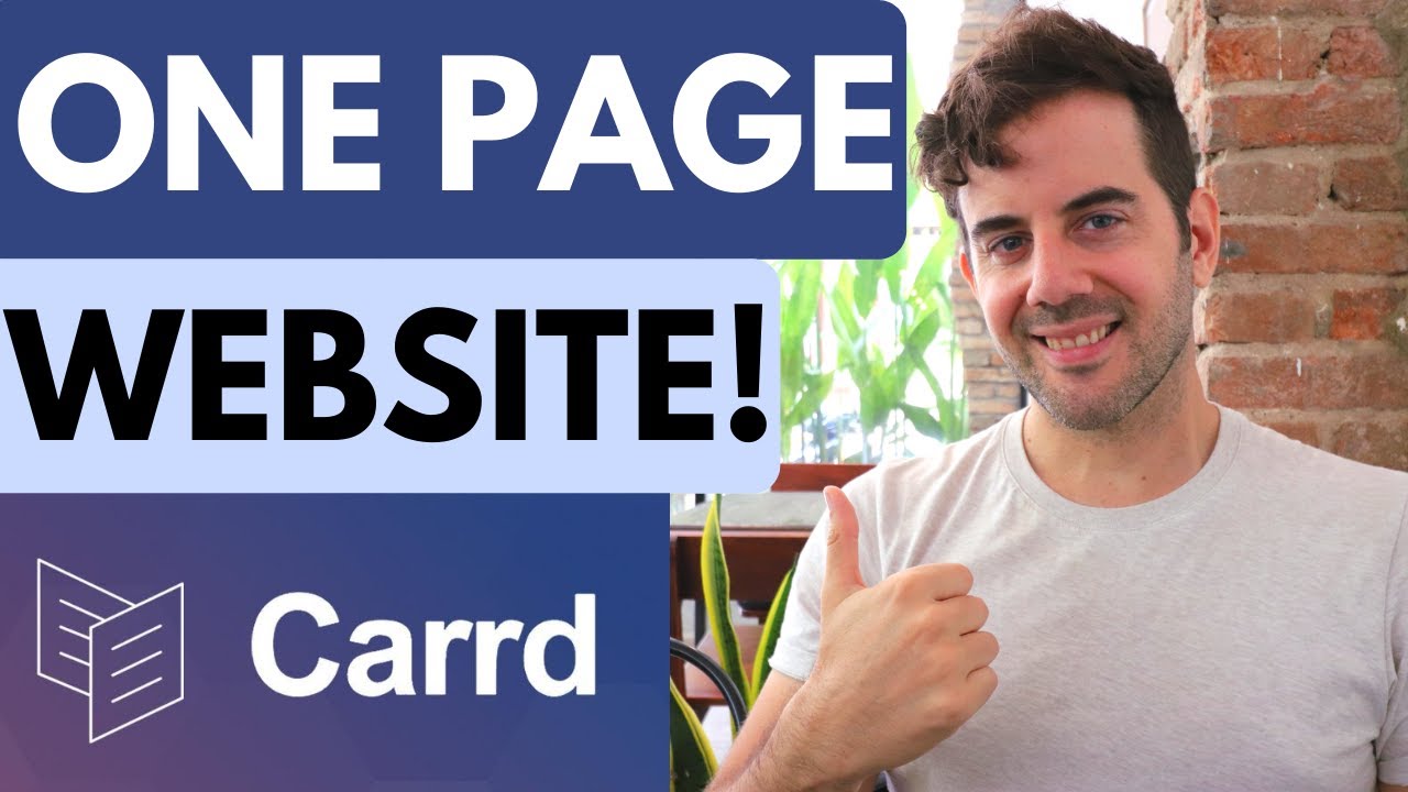 Учебное пособие Carrd.co — создание одностраничного сайта!