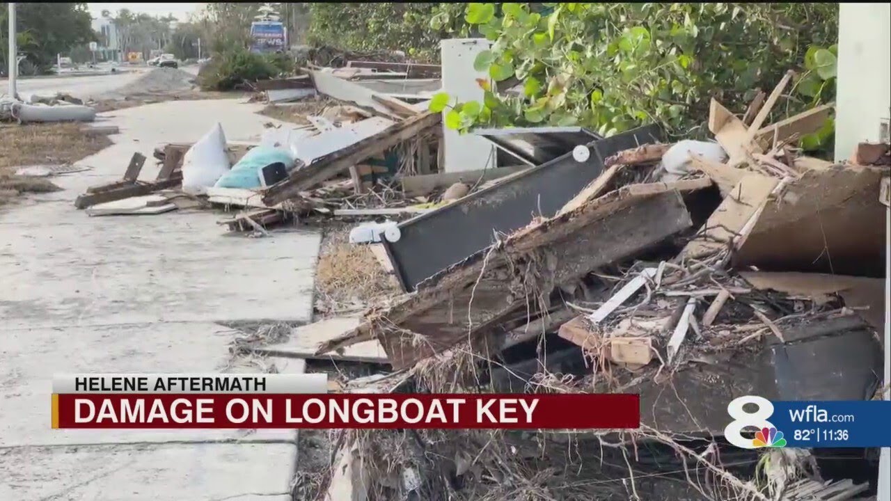 Longboat key residents return home for the first time since Helene