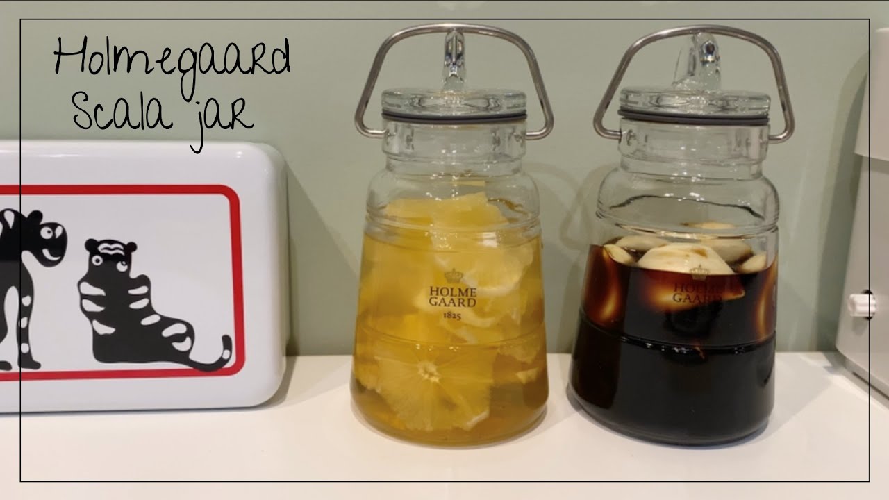 【至高の道具たちで生活実験】第9回 スカーラで保存瓶デビュー | Holmegaard Scala jar | レモンのはちみつ漬け | にんにくの醬油漬け | ホットレモネード
