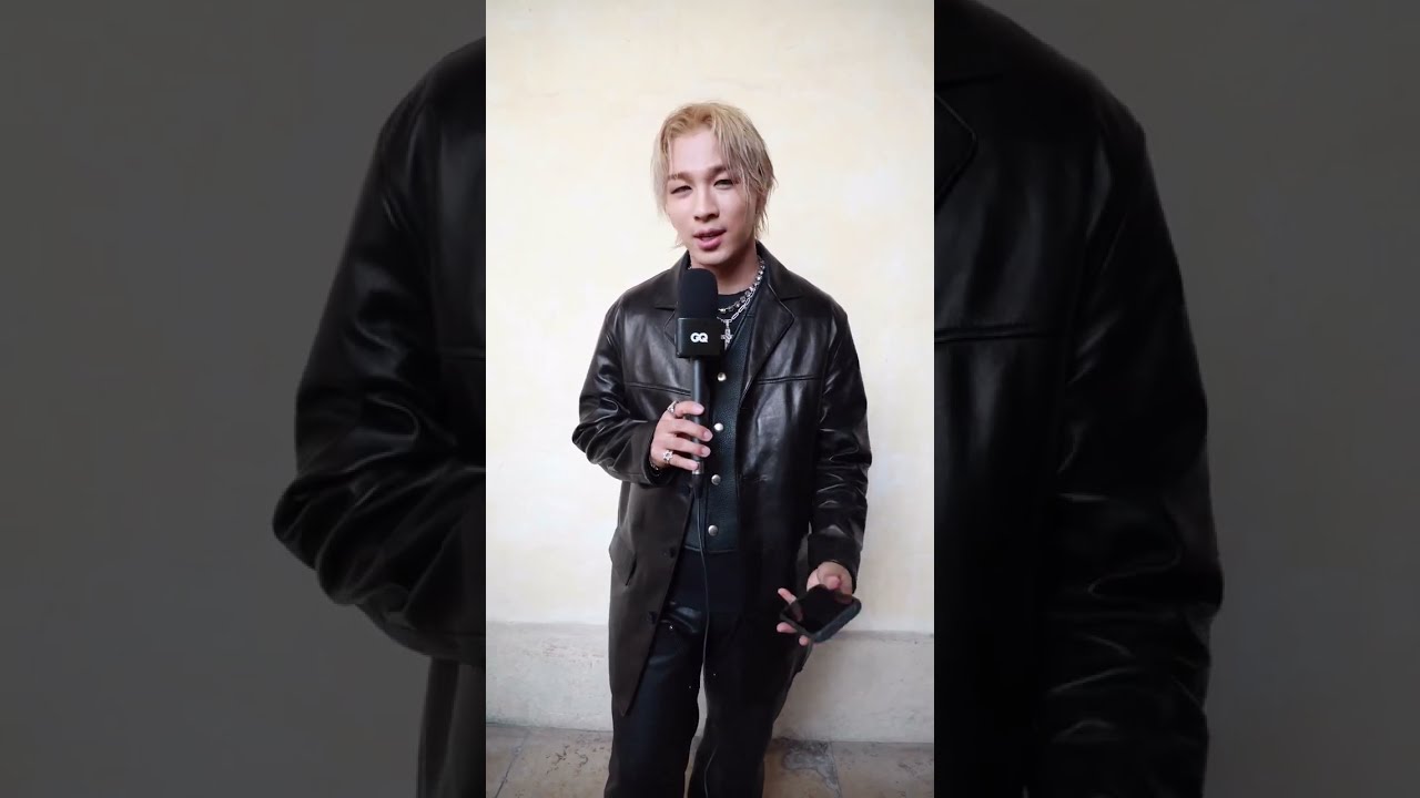 TAEYANG at the Givenchy menswear ss24 fashion show in Paris