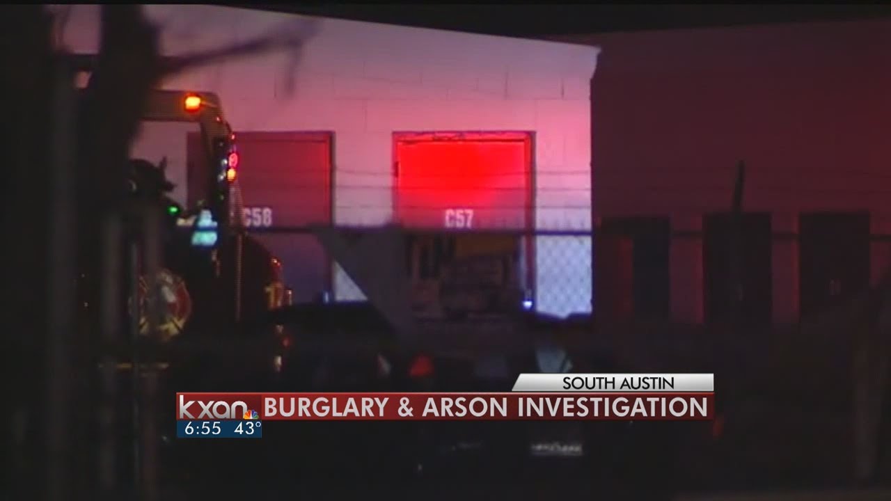Storage unit fire points to burglary