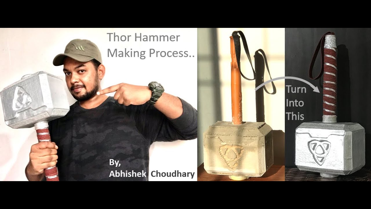 Thor Hammer easy making process from cement