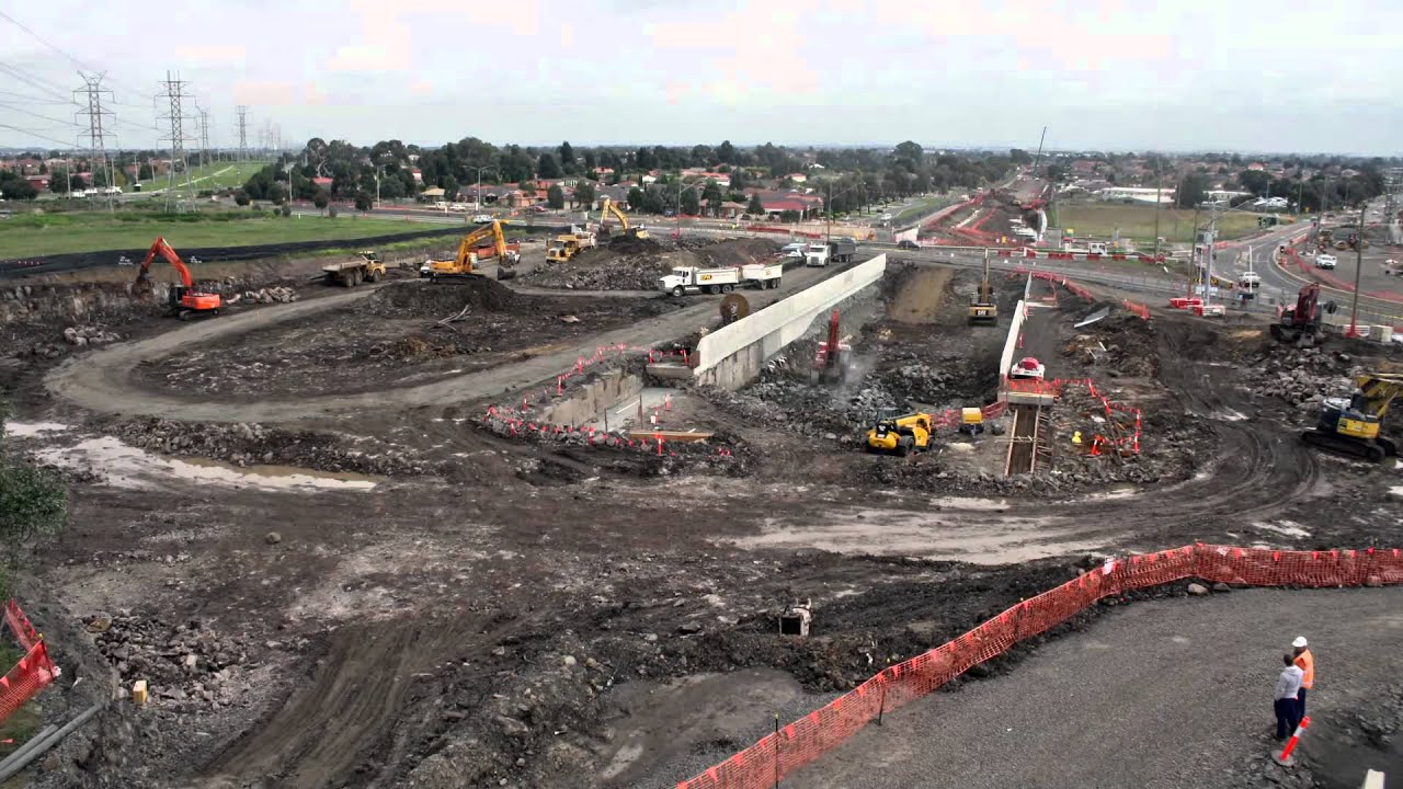 South Morang railway station timelapse to June 2011
