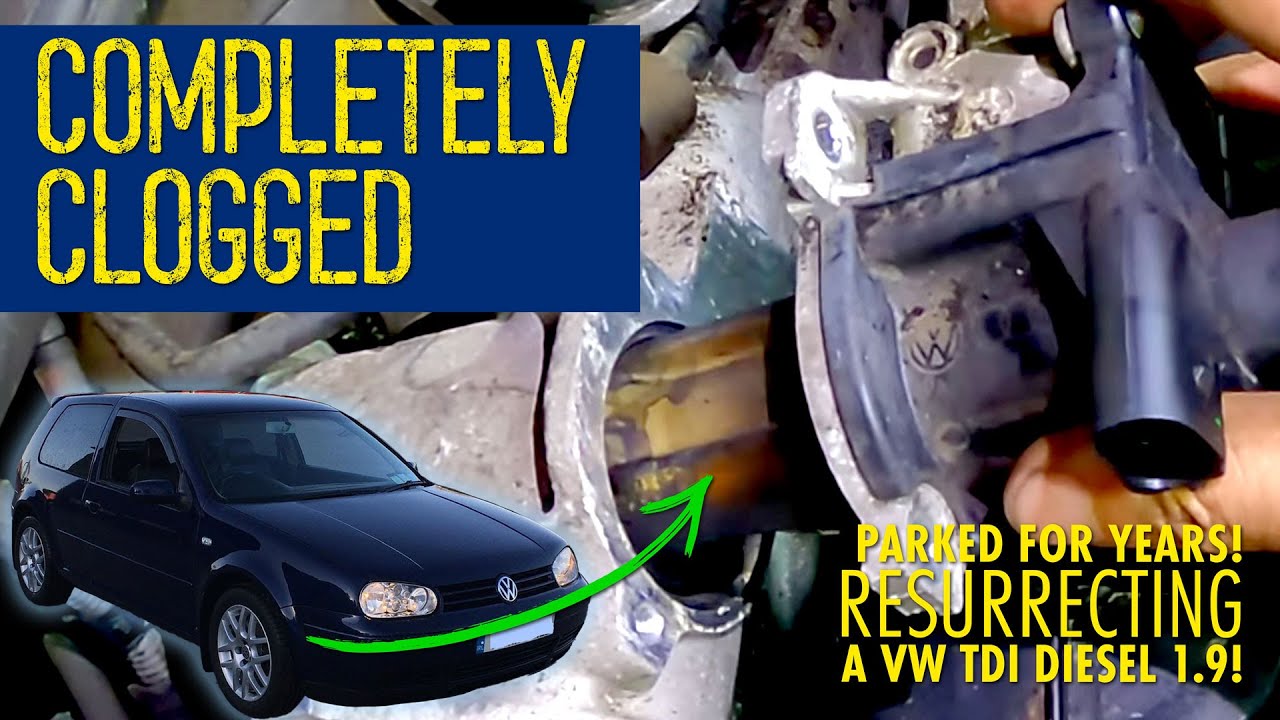 Parked for years! Resurrecting a VW TDI Diesel 1.9!