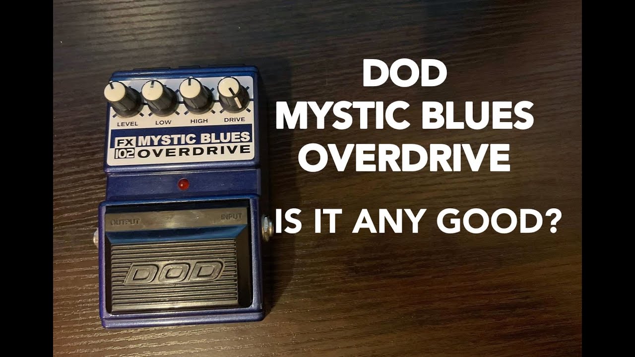 DOD FX102 MYSTIC BLUES OVERDRIVE - IS IT ANY GOOD? |guitar pedal review|
