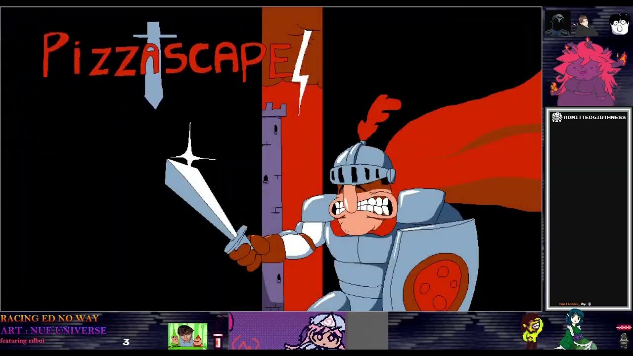PTUCE Racing ed in his 44 follow Athon! (Part 0/2) (Pizza tower, Artwork, Deltarune and more!)